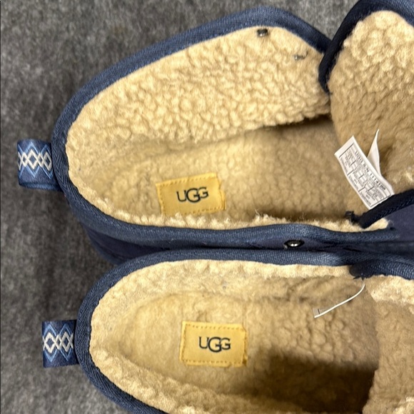 UGG Blue Chukka Boots with Suede Upper and Rubber Sole - Picture 6 of 8